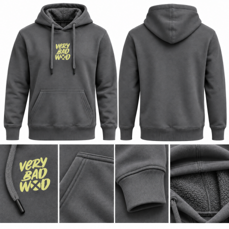 Sweat capuche unisexe THE SWEETY Gris Charcoal | VERY BAD WOD