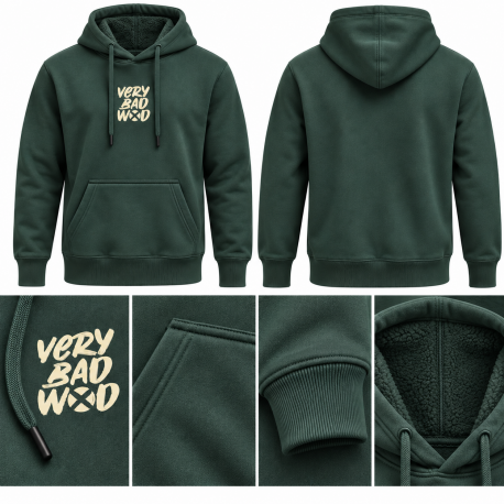 Sweat capuche unisexe THE SWEETY Vert Opale | VERY BAD WOD