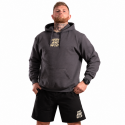 Sweat sport capuche intérieur chaud gris