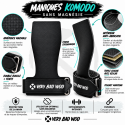 Maniques Cross Training KOMODO Kevlar noires ergonomiques – Very Bad Wod