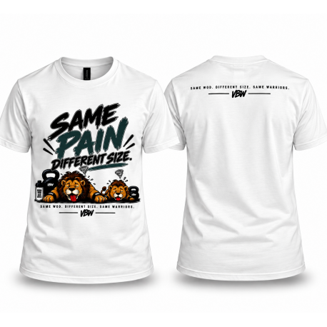 T-shirt Very Bad Wod Like Parent Like Kid Panda Beige