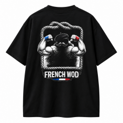 T-shirt oversize Very Bad Wod French Wod Moustache – French Spirit