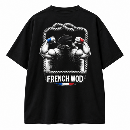 T-shirt oversize Very Bad Wod French Wod Moustache – French Spirit