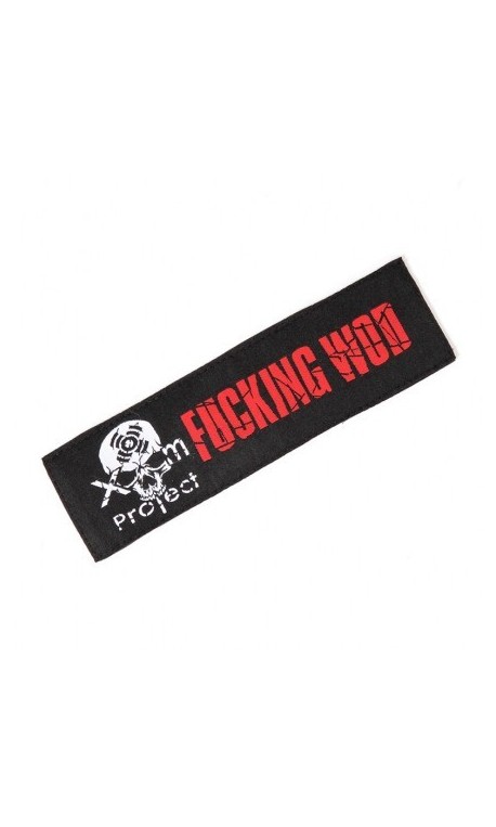 Patch pour sac de sport XOOM - FUCKING WOD Patch pour sac de sport XOOM - FUCKING WOD