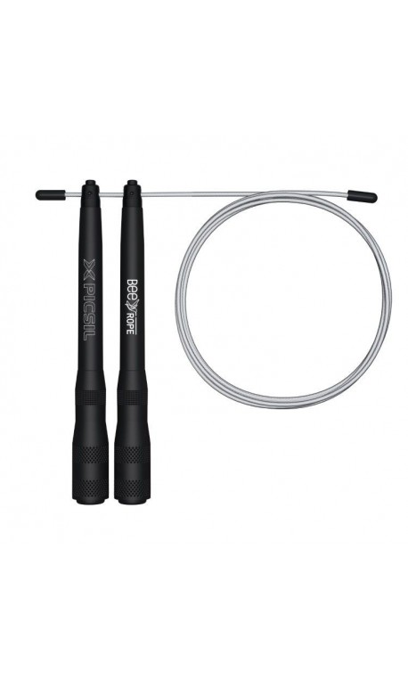 Corde à Sauter sport aluminium noir Picsil