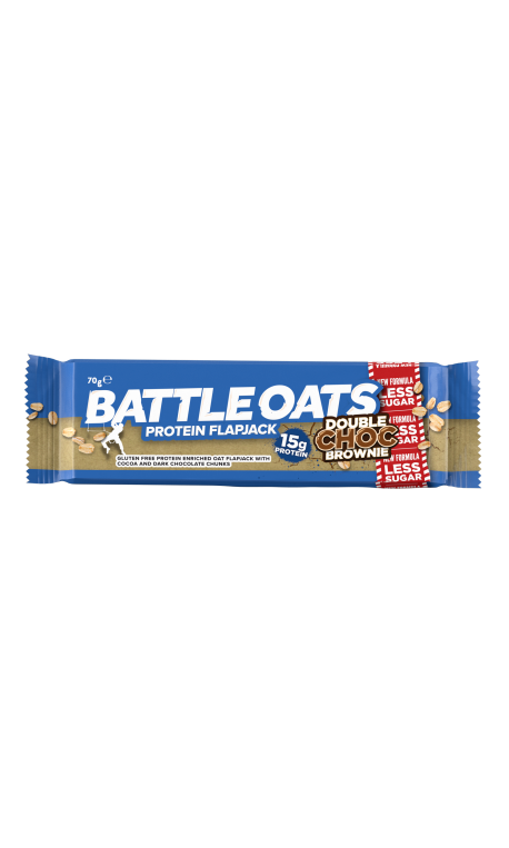 Barre protéinée Double chocolat brownie - BATLLE OATS Barre protéinée Double chocolat brownie - BATLLE OATS