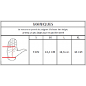 Maniques de sport protège mains - AZOR grips 3 Marron