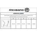 Genouillere entrainement Rehband 7mm Noir