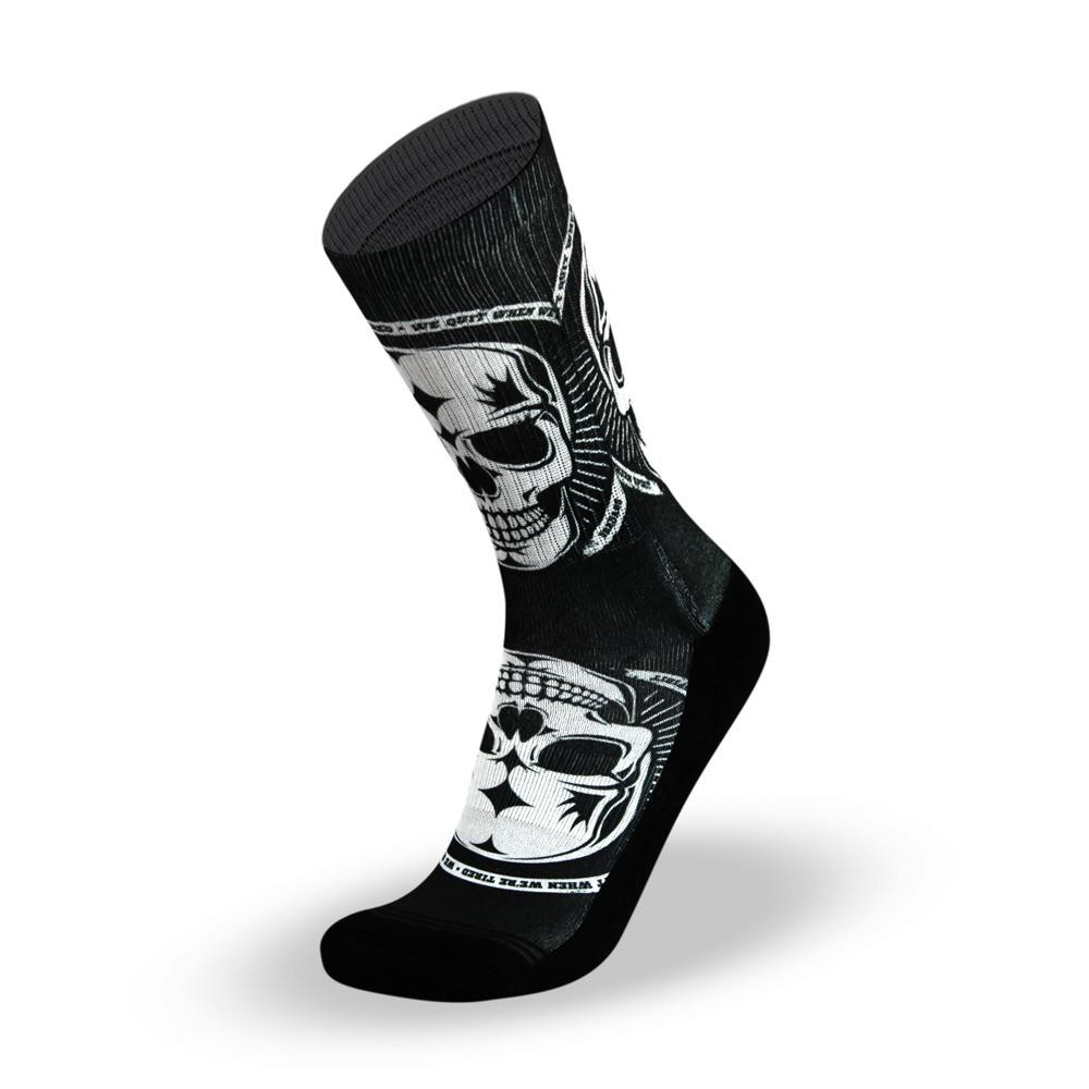 Chaussettes Noires Badass | LITHE APPAREL — Noir · Taille S (35-38)