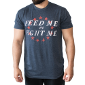 T-shirt Homme AMERICAN TEE FEED ME FIGHT ME