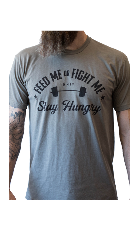 T-shirt Homme STAY HUNGRY FEED ME FIGHT ME T-shirt Homme STAY HUNGRY FEED ME FIGHT ME