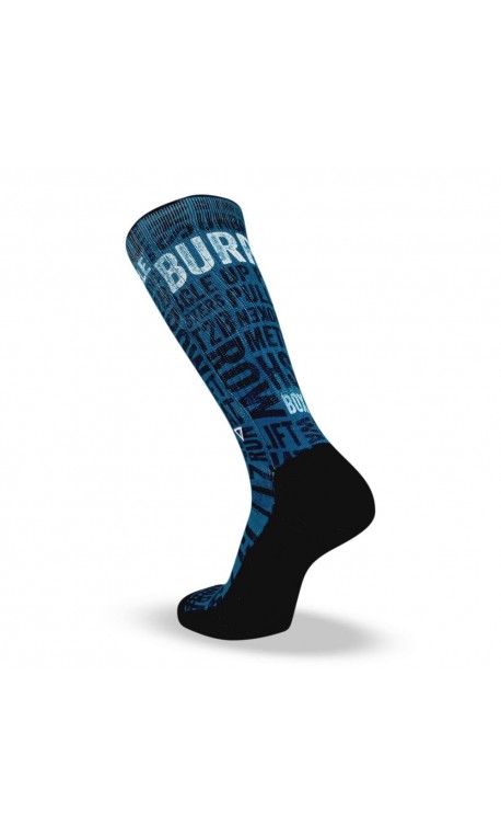 Chaussettes  Bleu Cross It - Double Unders blanc pour athlète by LITHE