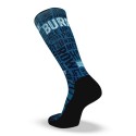 Chaussettes  Bleu Cross It - Double Unders blanc pour athlète by LITHE