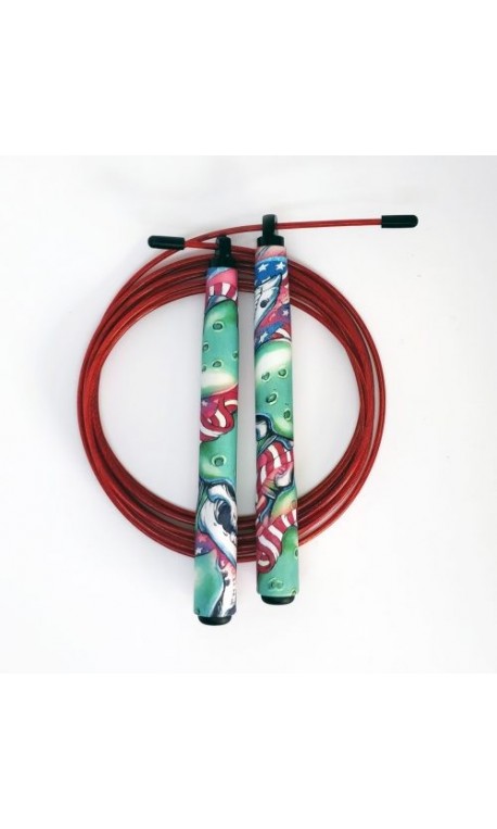 Corde à sauter Multicolore USA pour athlète by PICSIL Corde à sauter Multicolore USA pour athlète by PICSIL