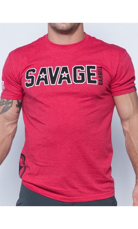 t shirt homme rouge