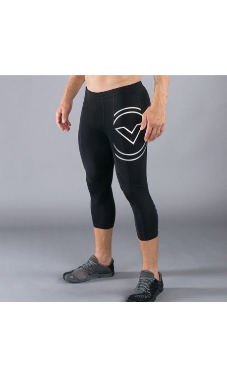 Legging de compression Homme Noir RX5 - COUPE 3/4 VIRUS Legging de compression Homme Noir RX5 - COUPE 3/4 VIRUS
