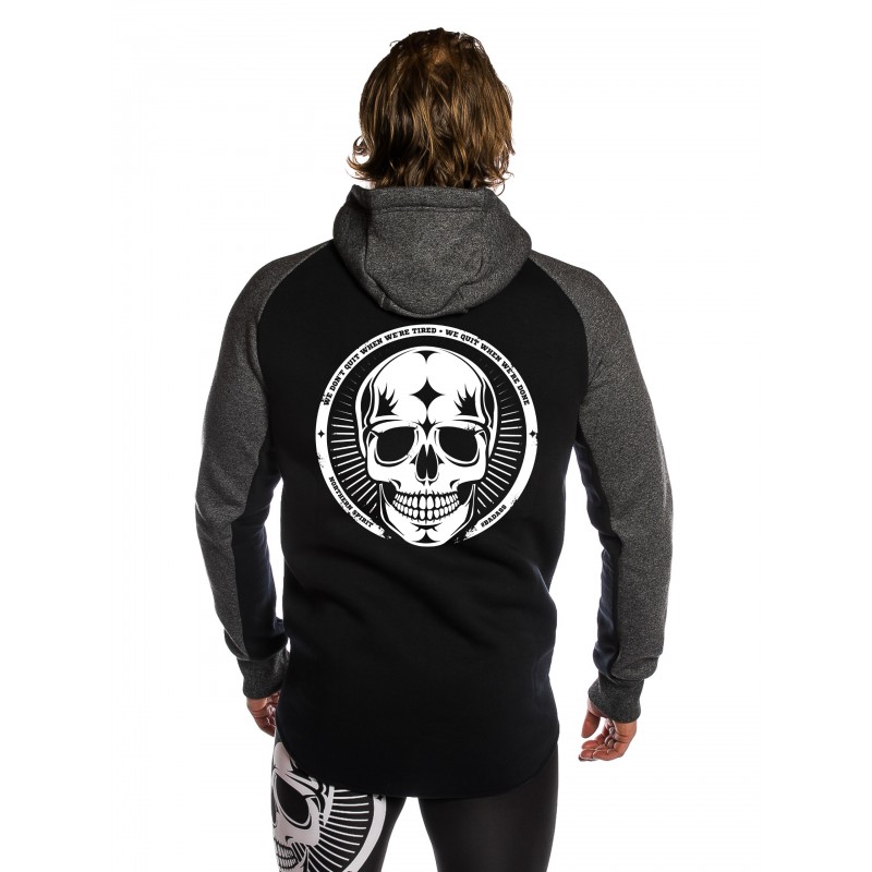 skull hoodie mens