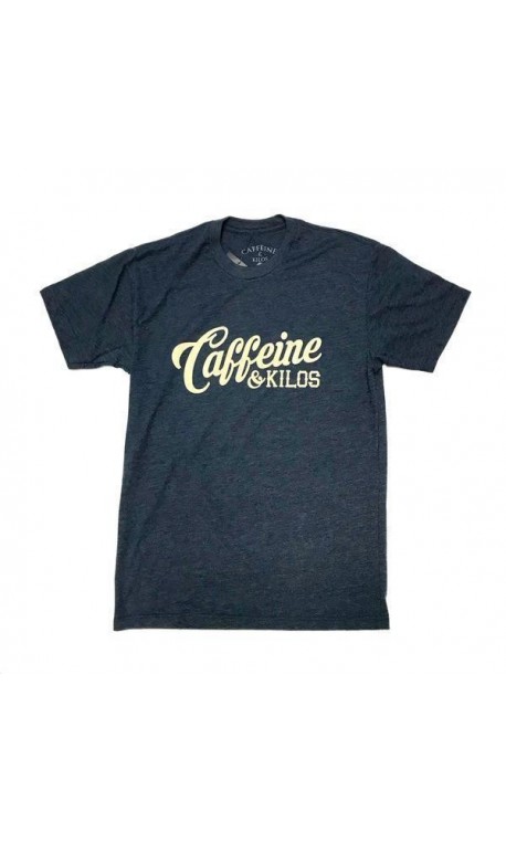 T-shirt entraînement homme Caffeine and Kilos - Script Logo T Grey T-shirt entraînement homme Caffeine and Kilos - Script Logo T Grey