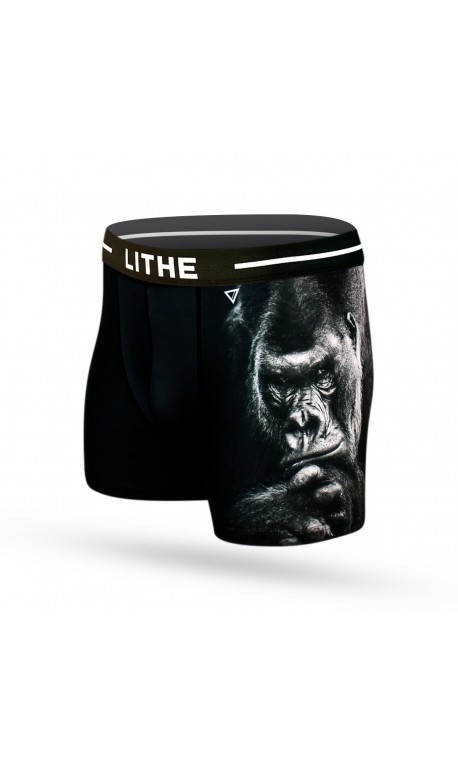 Caleçon noir SILVER - LITHE APPAREL Caleçon noir SILVER - LITHE APPAREL