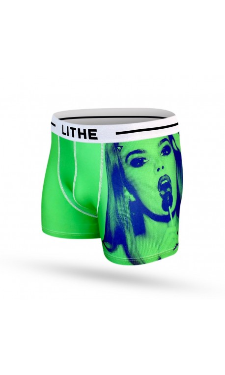 Caleçon vert LOLLIPOP - LITHE APPAREL Caleçon vert LOLLIPOP - LITHE APPAREL