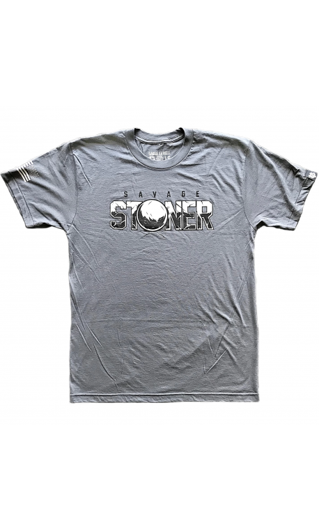 T-shirt grey STONER for men - SAVAGE BARBELL