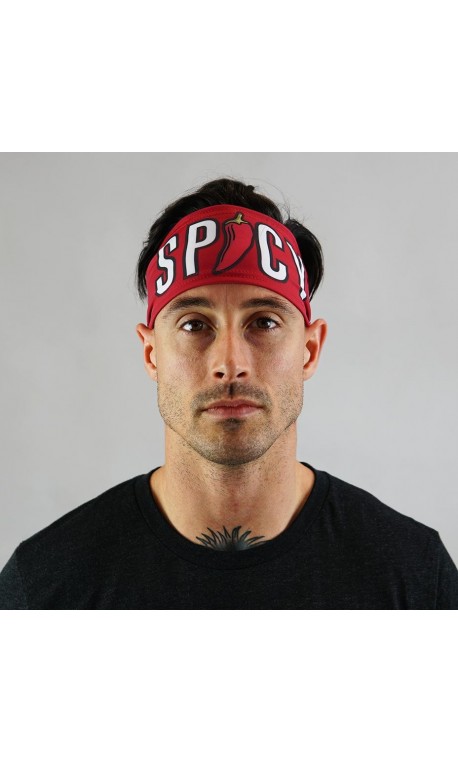 Red workout headband SPICY - WODABLE Red workout headband SPICY - WODABLE