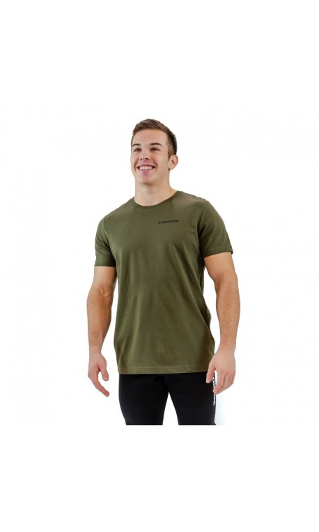 t shirt homme verte