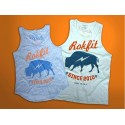 Débardeur femme bleu AMERICAN BISON |ROKFIT
