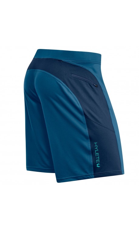 Training short blue agean navy HELIX II for men| HYLETE Training short blue agean navy HELIX II for men| HYLETE