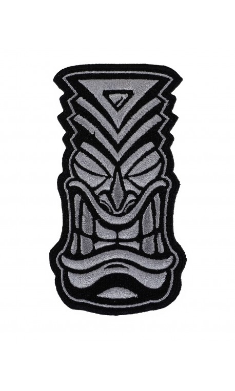 Velcro grey embroidered patch TIKI | PROJECT X Velcro grey embroidered patch TIKI | PROJECT X
