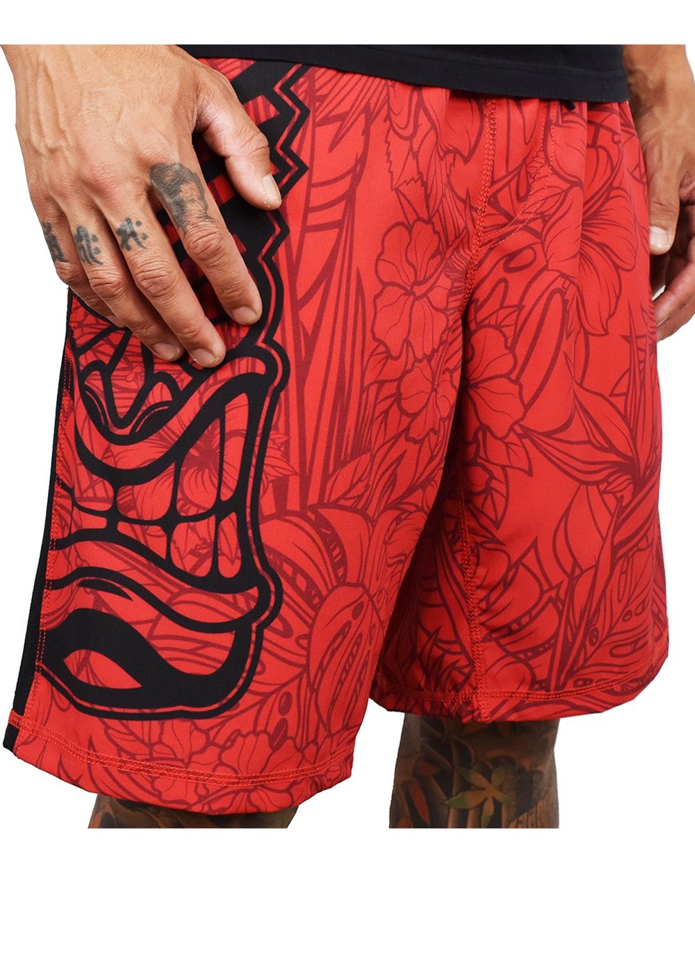 AMISU Short Dames T EU 36 rouge style décontracté