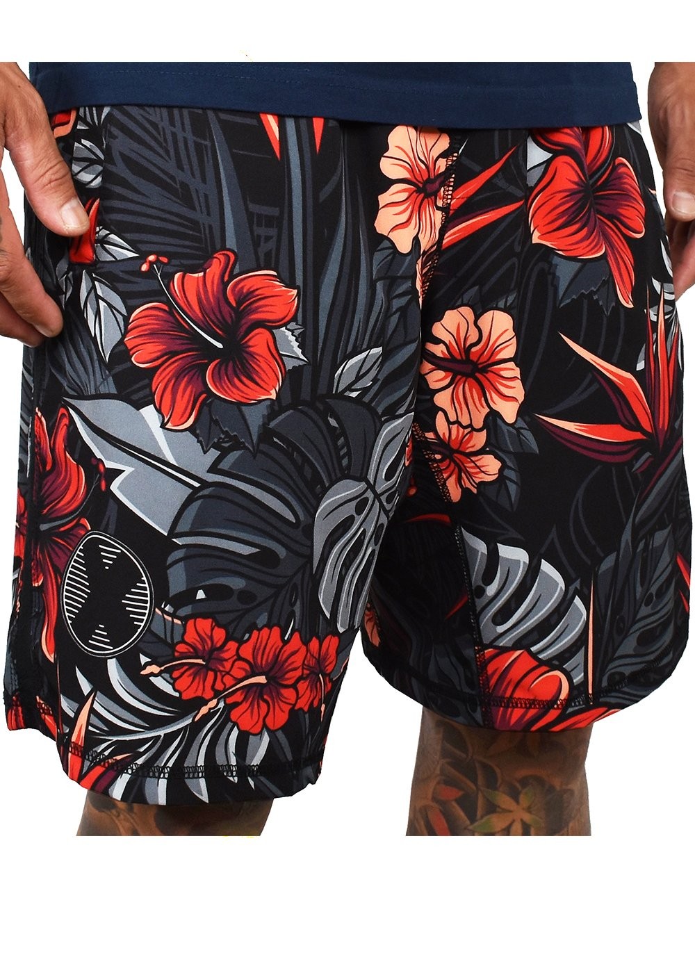 Short Homme rouge HYBRIDE FIREBISCUS| PROJECT X — Rouge · Taille S