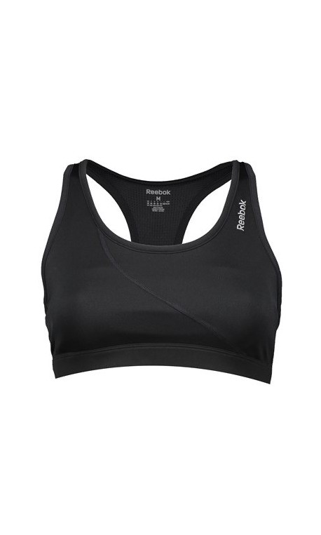 reebok medium support sports bra