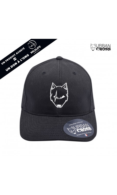Black SCARED WOLF cap | URBAN CROSS Black SCARED WOLF cap | URBAN CROSS