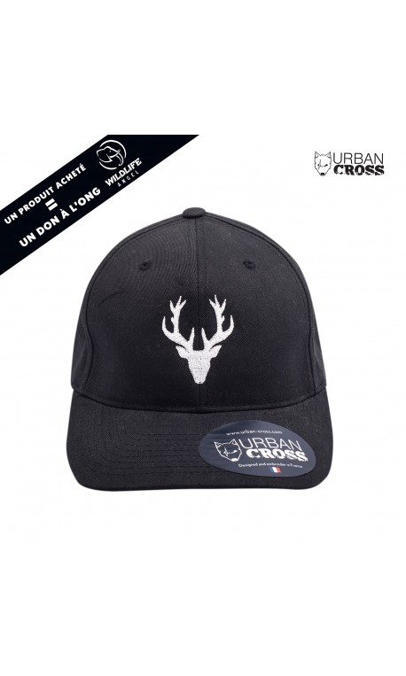 Black POLYGON DEER cap | URBAN CROSS Black POLYGON DEER cap | URBAN CROSS