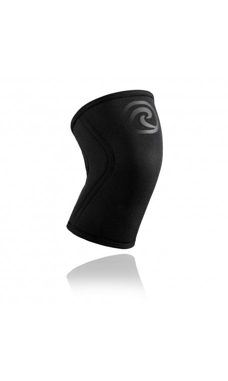 5 mm pair of Knee Sleeves Black and Carbon | REHBAND