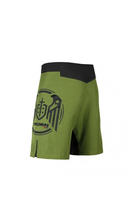 Short homme vert COMBAT 2.0 TRAINING SHORTS WINGS | THORN FIT