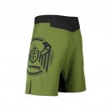 Training short green COMBAT 2.0 TRAINING SHORTS WINGS for men| THORN FIT