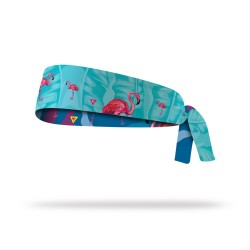 Bandeau d'entraînement  à nouer FLAMINGO| LITHE APPAREL