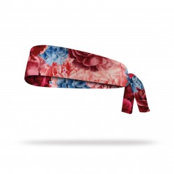 Workout tie headband FLORAL| LITHE APPAREL