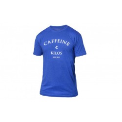 T-shirt sport Homme Caffeine and Kilos - Logo T Bleu