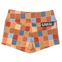 Short femme multicolor DISCO SQUARE|SAVAGE BARBELL
