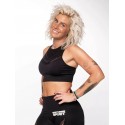 Crop top noir SEAMLESS| NORTHERN SPIRIT