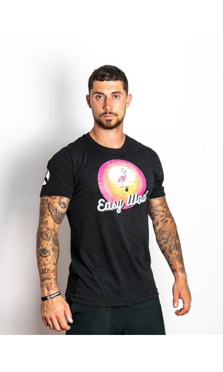 T-shirt Homme Noir Easy wod by VERY BAD WOD