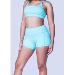 Training short blue BASIC for women | FEED ME FIGHT ME