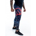 Legging homme multicolor THIN RED LIGNE ENDURANCE | FEED ME FIGHT ME