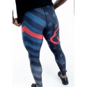 Training legging multicolor THIN RED LIGNE ENDURANCE for women - FEED ME FIGHT ME