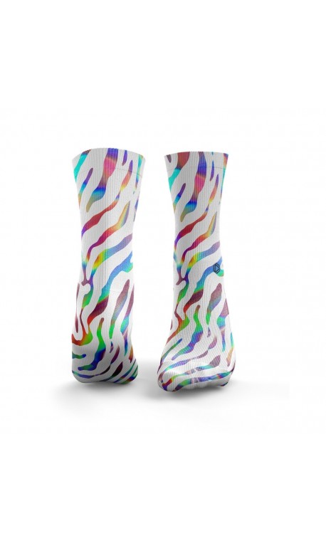 Chaussettes multicolores ZEBRA multicoloured | HEXXE SOCKS