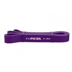 Elastic resistance band purple 40 to 80 LB | PICSIL SPORT