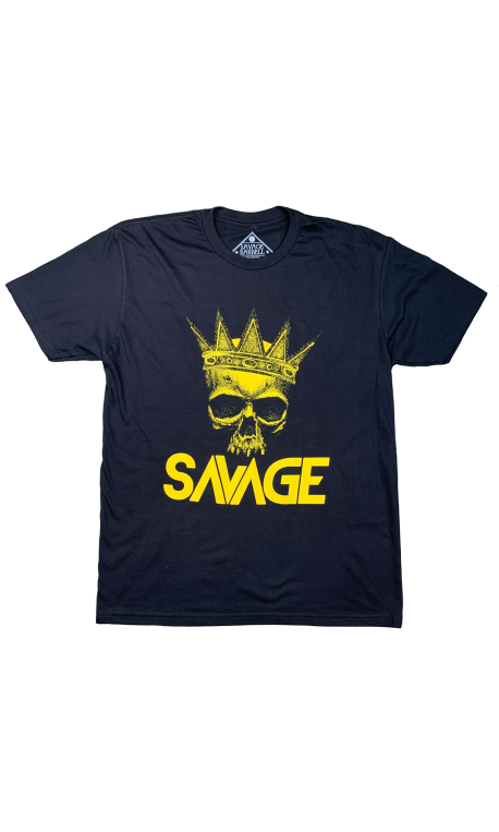 T-Shirt homme noir THE KING | SAVAGE BARBELL T-Shirt homme noir THE KING | SAVAGE BARBELL